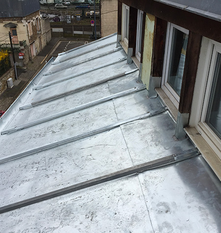 après pose zinc à Brétigny sur Orge dans l'Essone